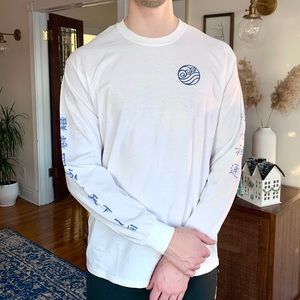 RARE “Avatar Last Airbender" white long sleeve Water Tribe shirt, Size L